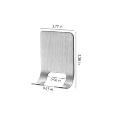 3pc Silver Razor Holder Storage Rack Stand Multifunctional Hanger