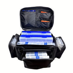 Large Capacity Fishing Bag Shoulder Handheld Storage Tackle Box