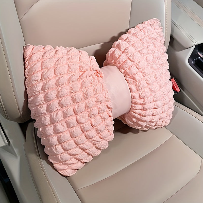 Car Headrest Waist Pillow Neck & Waist Protection Washable