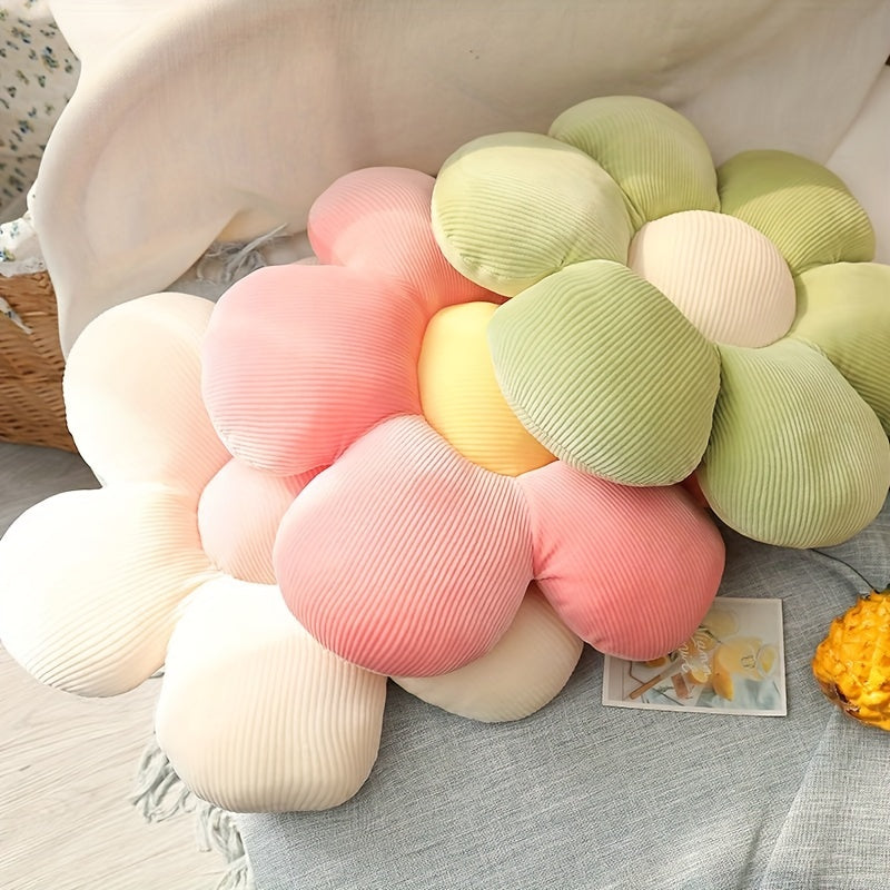 Sunflower Plush Pillow Soft & Comfortable Sunflower Cushion