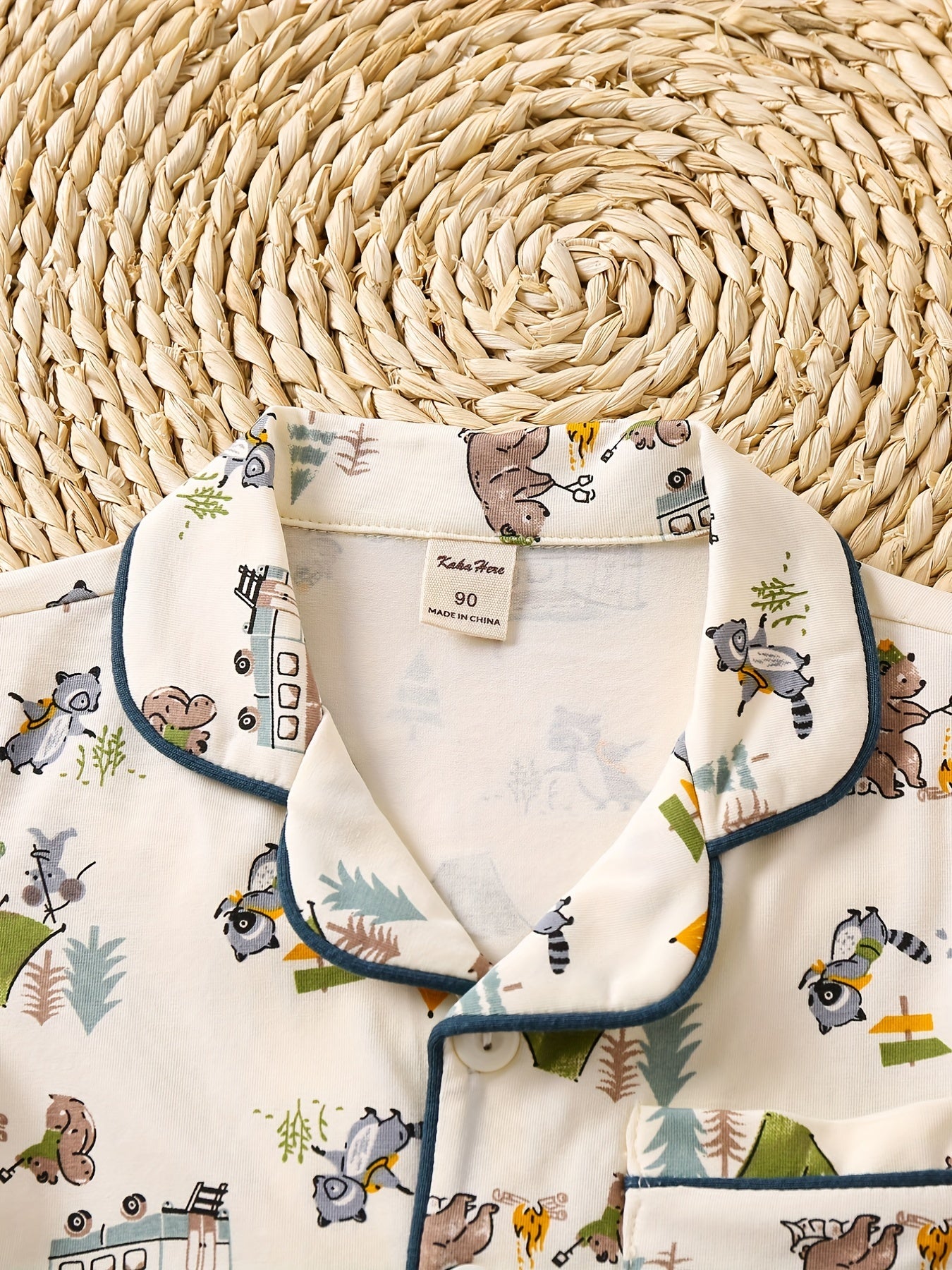 Boys Button Down Tops & Shorts Set