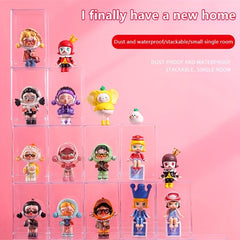 Small Model Storage Box Dust Proof Case Transparent Showcase Organizer