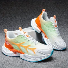Men's Shock Absorption Running Shoes Comfortable Non Slip Rubber Sole