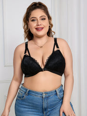 Lace Front Strappy Bralette