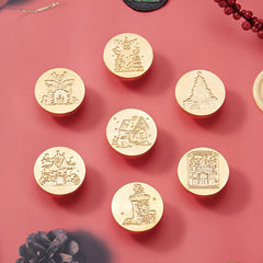 Brass Seal Fireplace Castle Elk Christmas Wax Seal