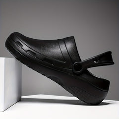 Men's Slip On Platform Clogs Garden Shoes Chef Nurse Work Shoes