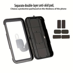360 Adjustable Motorcycle Phone Holder Waterproof with TPU Touch Screen