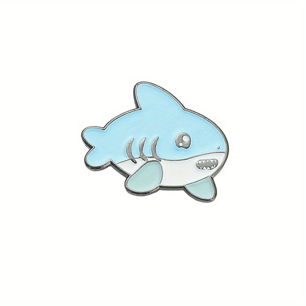 Y2K Marine Animal Brooch Set - Jellyfish and Pink Starfish Enamel Pins