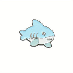 Y2K Marine Animal Brooch Set - Jellyfish and Pink Starfish Enamel Pins