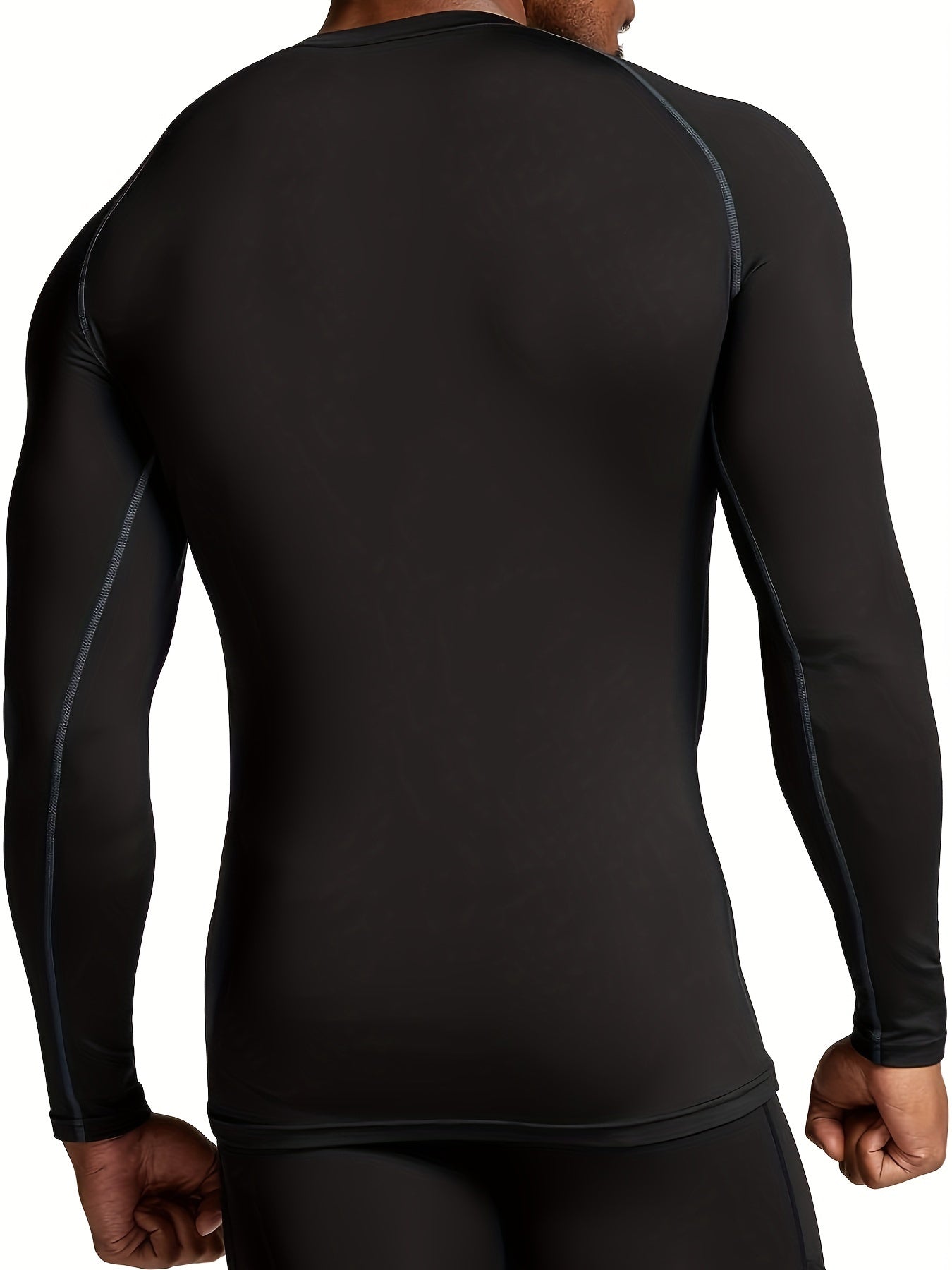 Men's Compression Athletic Tracksuit Long Sleeve Jersey And Pocket Leggings