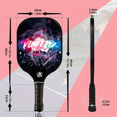 Carbon Fiber Pickleball Racket for Indoor/Outdoor Training