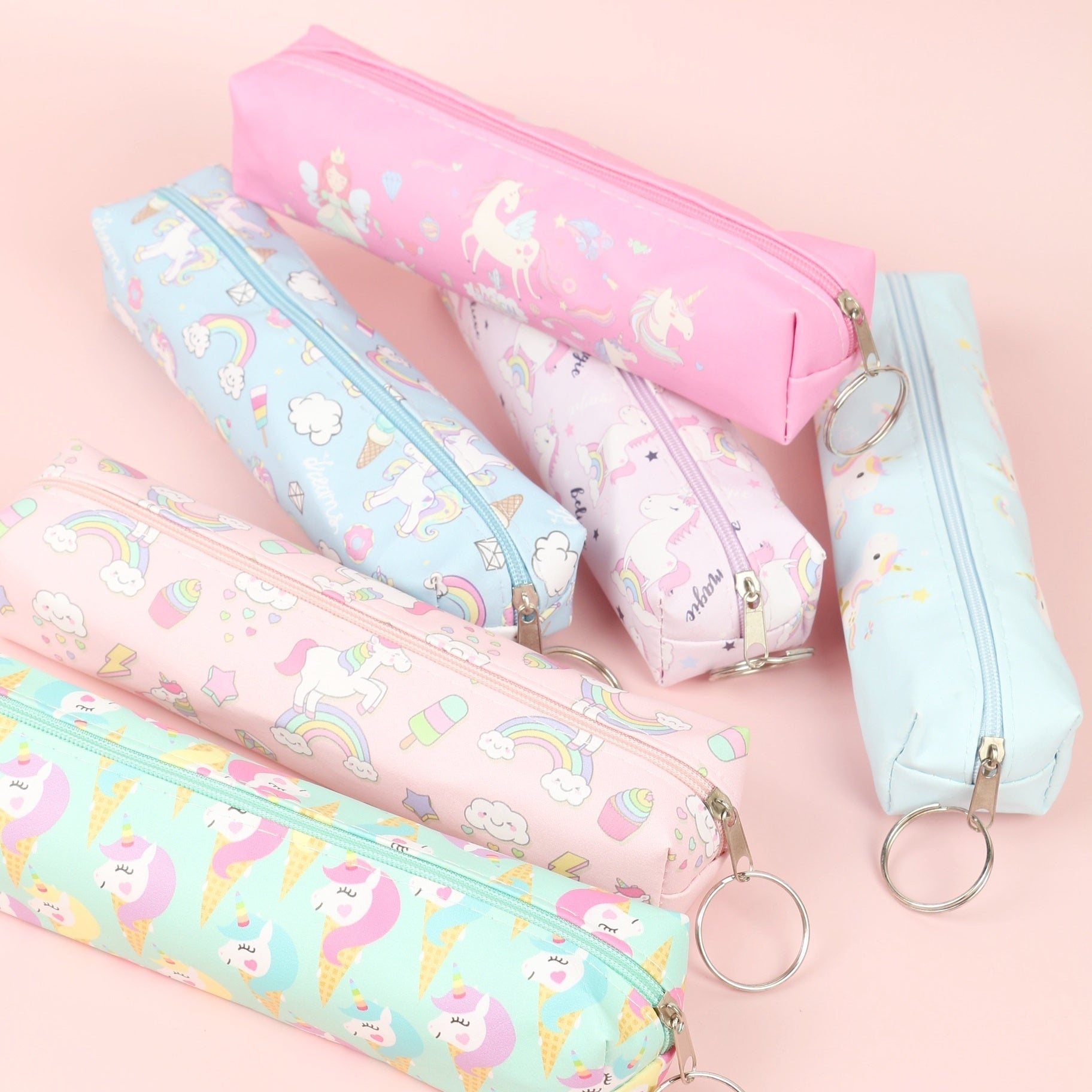 Colorful Horse Pencil Case for Kids