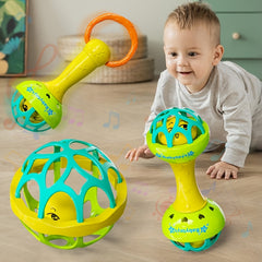3pcs Vibrating Youngsters Hand Rattle Toy for 0-3 Years