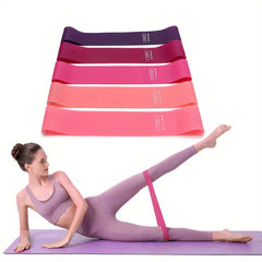 5pcs Yoga Elastic Resistance Band for Leg Squat Buttocks Workouts
