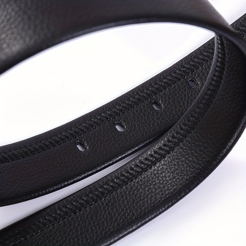 Men's PU Leather Business Belt For Jeans Pants