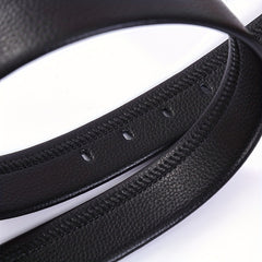 Men's PU Leather Business Belt For Jeans Pants