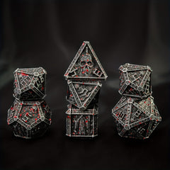 7pcs Wizard Metal Solid Dice Set for Board Game