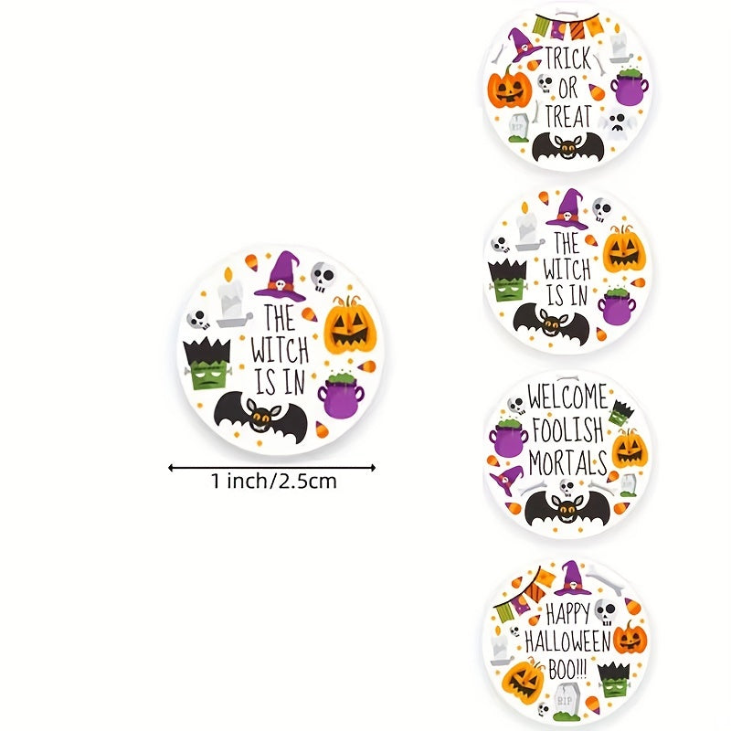 500pc Halloween Animals Thank You Self-Adhesive Stickers