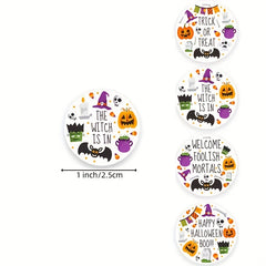 500pc Halloween Animals Thank You Self-Adhesive Stickers