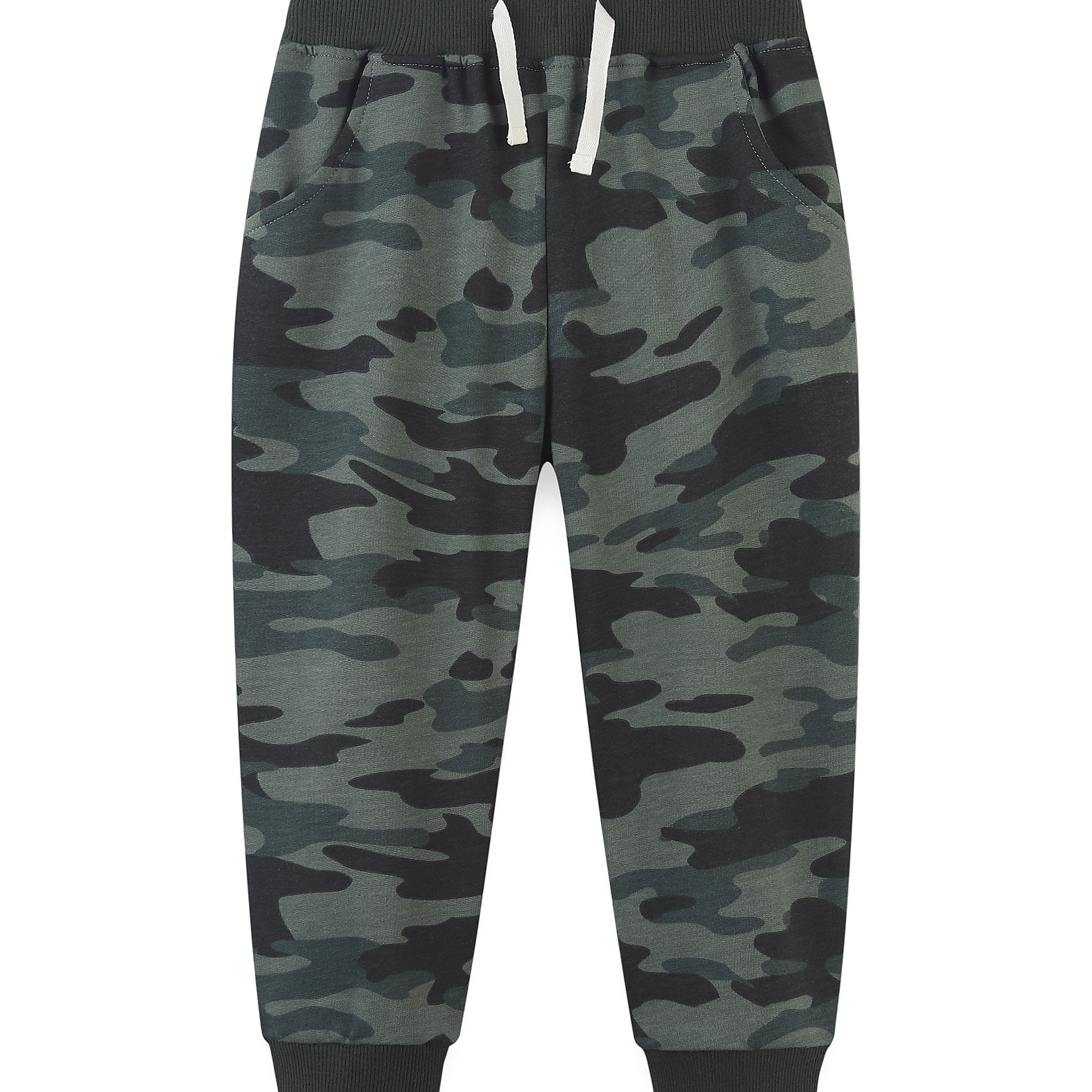 Boys Camo Active Sweatpants Breathable Jogger Sports Pants