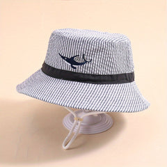 Cartoon Fisherman Hat Wide Brim Sun Protection Bucket Hat