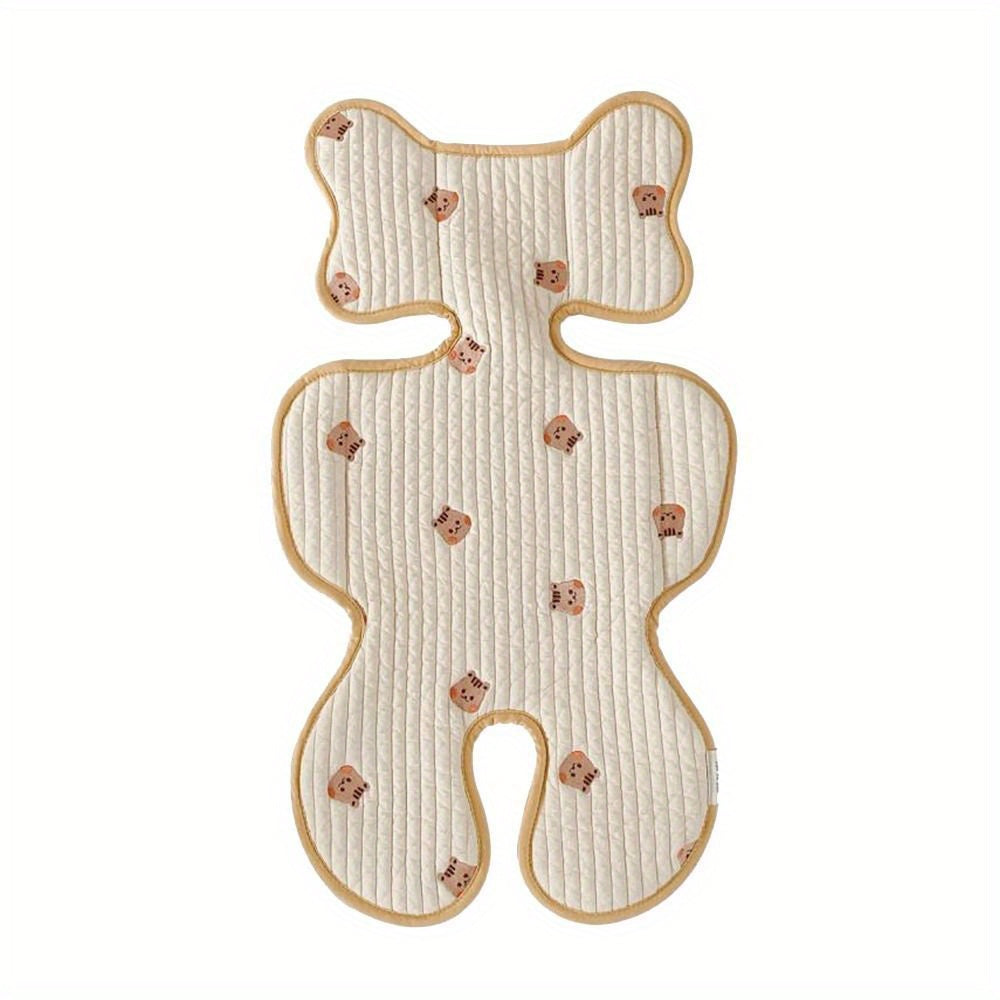 Cartoon Animal Baby Stroller Cushion - Breathable Newborn Car Seat Pad