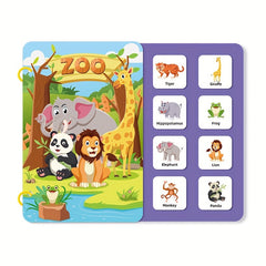 Quiet Book Pre School Learning Activity Sensory Toys Educational Toys