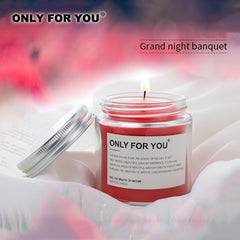 8pcs Lavender Scented Candles Funny Relaxation Novelty Soy Candle