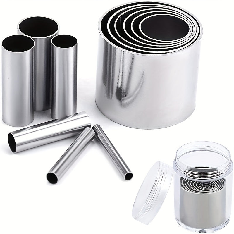 12 PCS Mini Circle Die Cutting Set Stainless Steel Clay Cutter Crafts