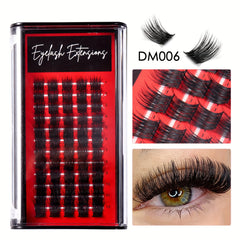 DIY Natural Thick Cluster False Eyelashes DM006