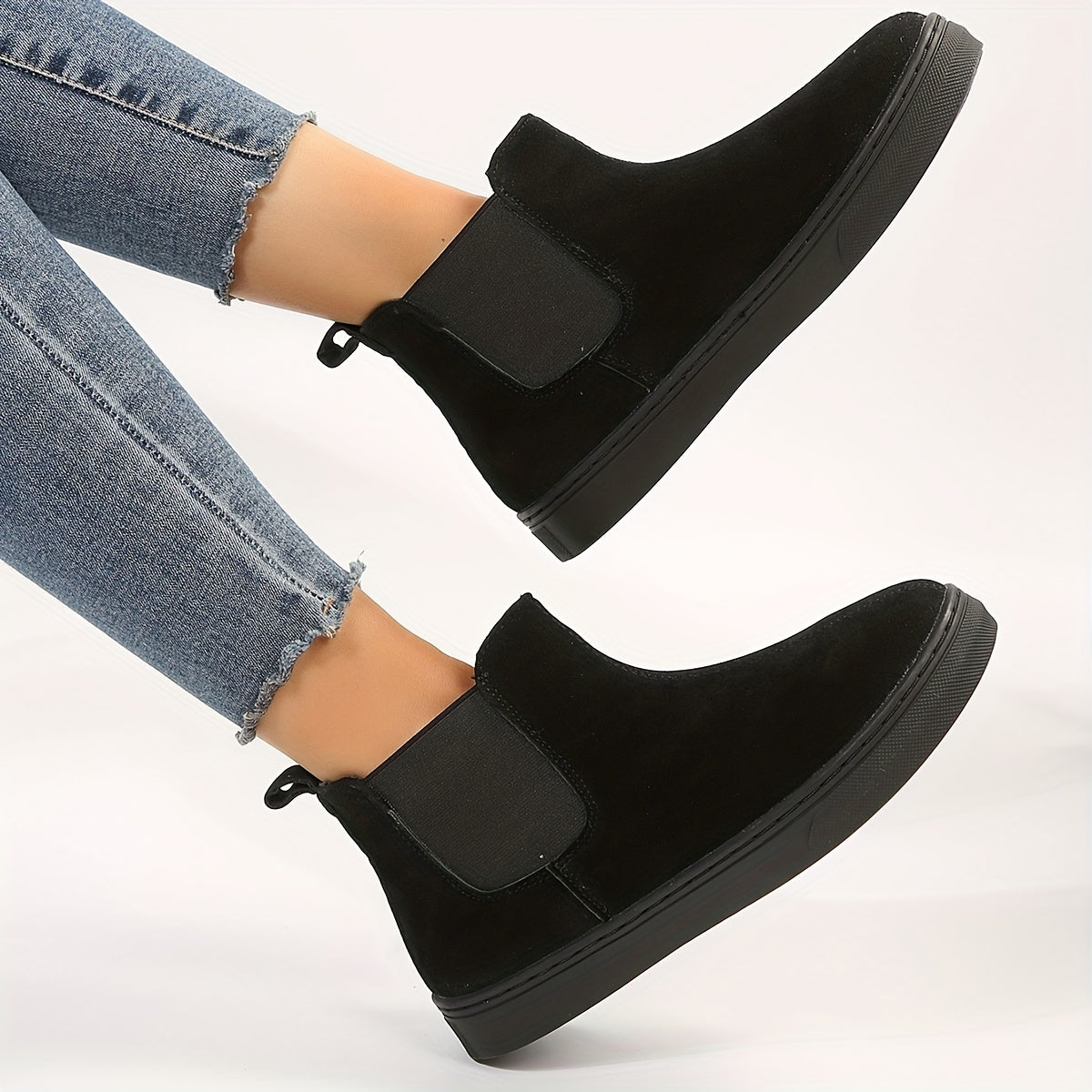 Women's Plush Lined Snow Boots Slip On Comfort Ankle Boots