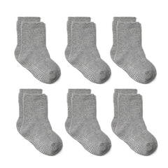 6 Pairs Non Slip Warm Ankle Socks for Baby Toddler