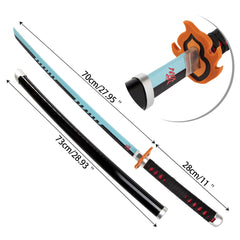 Anime Sword With Stand Samurai Katana Sword Replica Halloween Cosplay Props