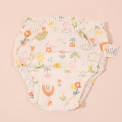 Waterproof Fabric Floral Diaper Pockets Training Pants