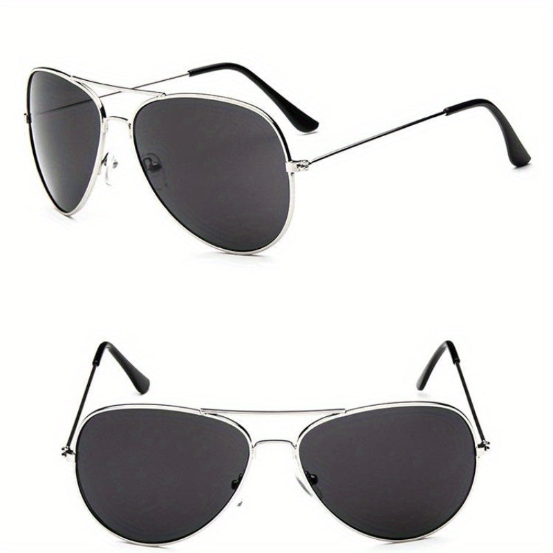 Retro Metal Frame Sunglasses Men's Sports Glasses