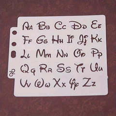 2pcs Alphabet Stencils Letter Stencil Lettering Alphabet Stencil Letters