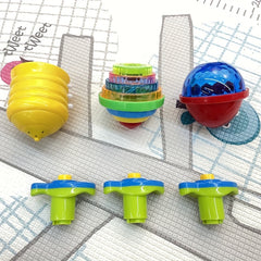 LED Light Up Spinning Tops for Kids Interactive Outdoor Play
