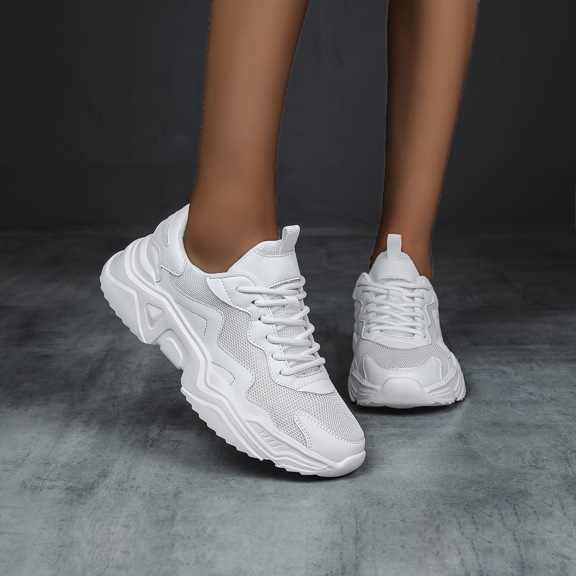 Women's Mesh Breathable Chunky Sneakers