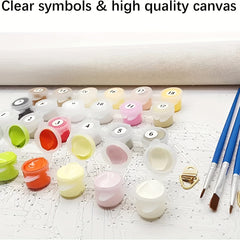 Giraffe Painting By Numbers Acrylic Set DIY Painting