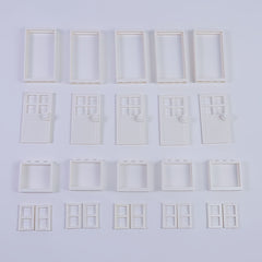 Building Blocks 25pcs Windows Doors DIY Toys City Friends Blocks Parts House