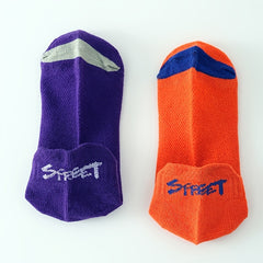 10 Pairs Letter Print Sports Low Cut Ankle Socks for Women
