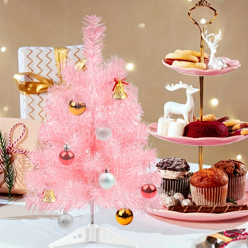 1pc Pink Christmas Tree Party Decoration Supplies