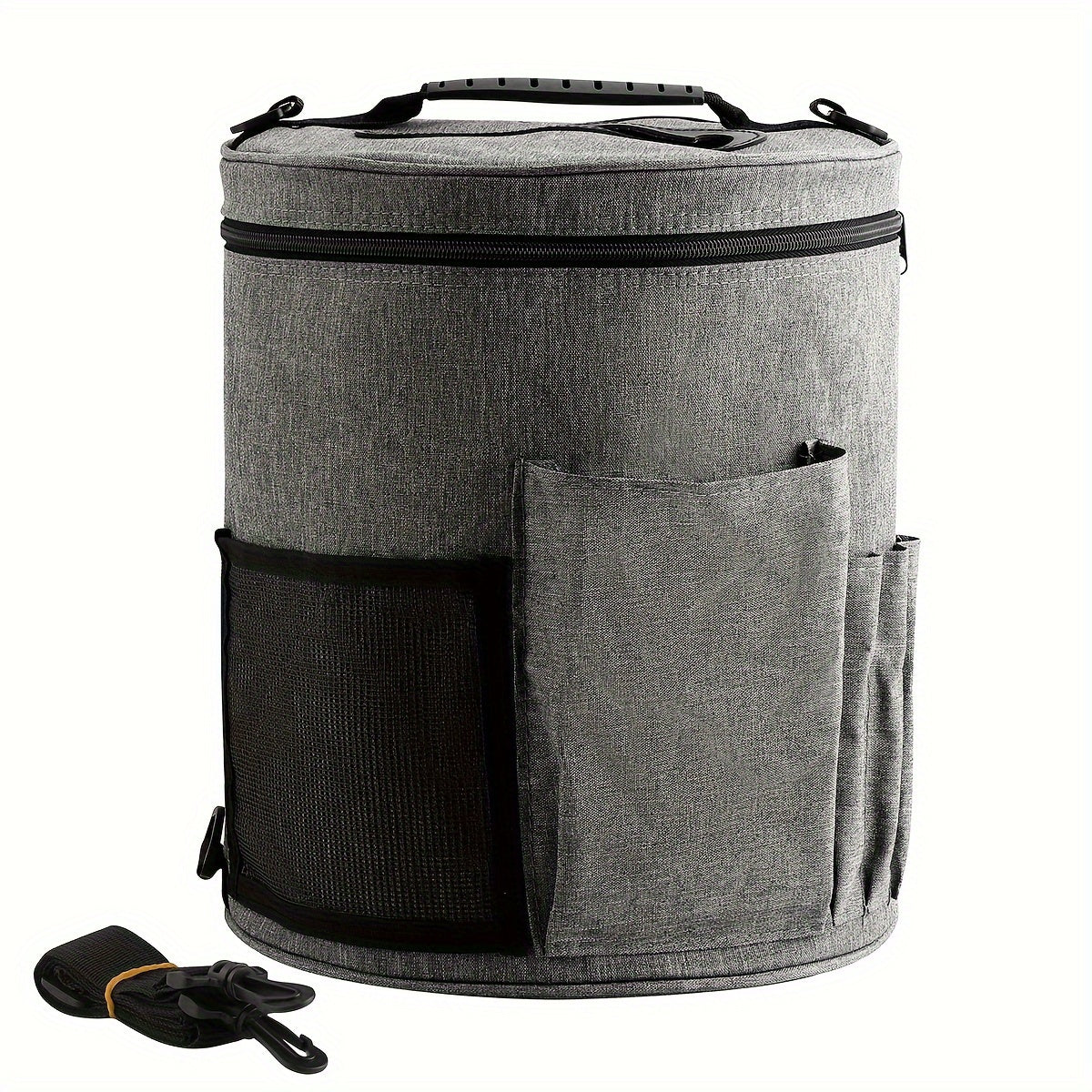 Needle Storage Bag Yarn Storage Large Capacity Knitted Handbag Crossbody Bag