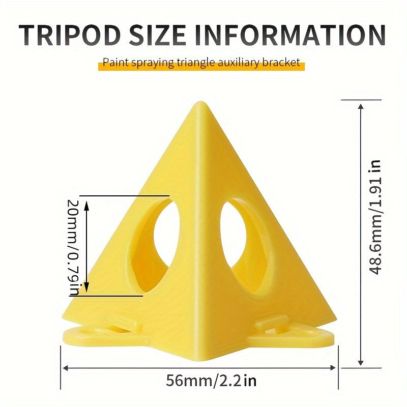 10PCS Paint Pads & Stands Mini Triangle Pyramid Shape Woodworking Accessori