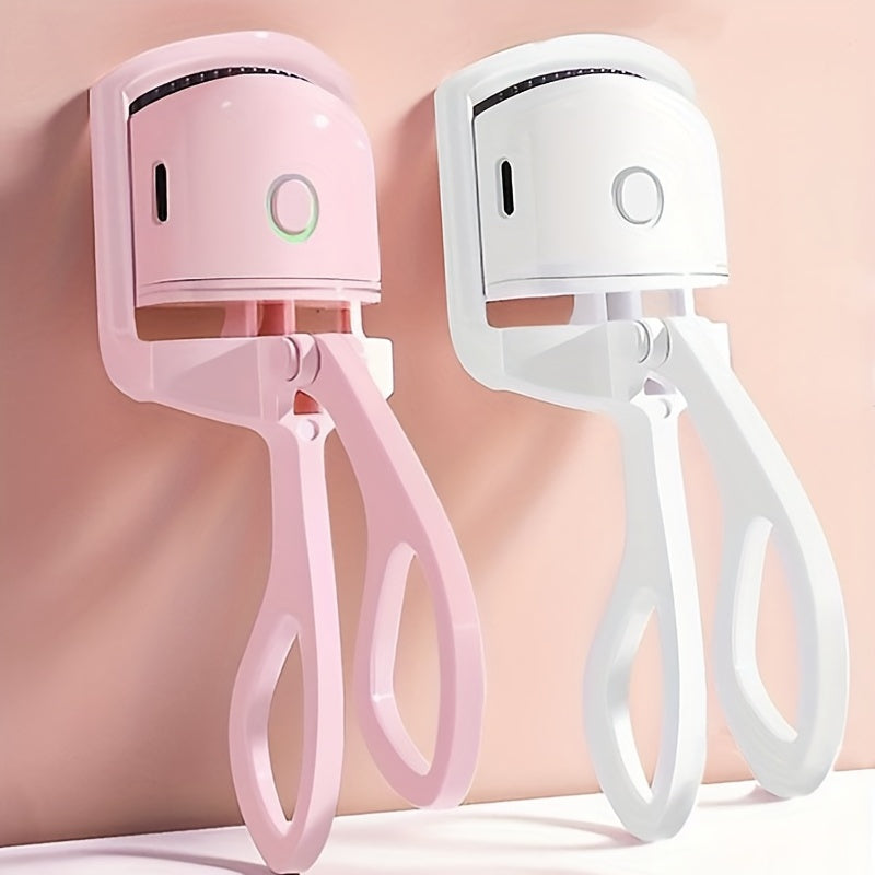 USB Rechargeable Heated Eyelash Curler with 2 Temperature Modes