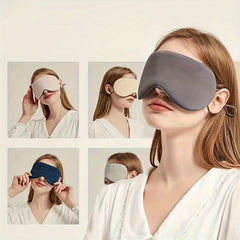 Soft Sleep Eye Mask Blackout Blindfold with Adjustable Straps