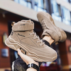Men's Ankle Top Hiking Sneakers Wear resistant Non Slip Outdoor Shoes
