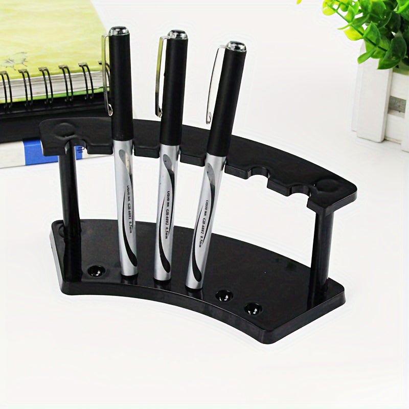 Plastic Pen Holder with 6 Slots for Home School Office Storage