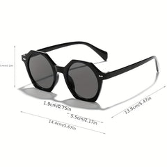 Large Round Sunglasses Gradient UV Protection Eyewear