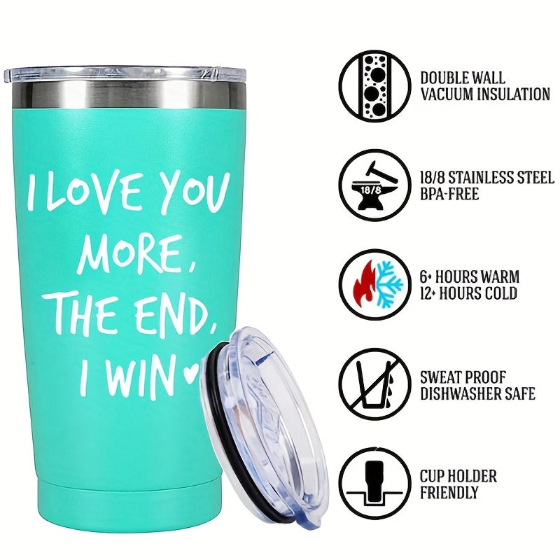 20 oz Mug I Love You More The End I Win Funny Anniversary Christmas Gift